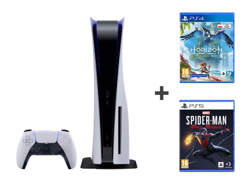 Sony Playstation 5 H.F.W. + Marvel's Spider-Man Morales